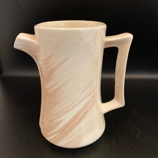 Volcanoware Cream/Gravy Pitcher, Bee Gee Studio, From Mt St Helens Ash, 1980