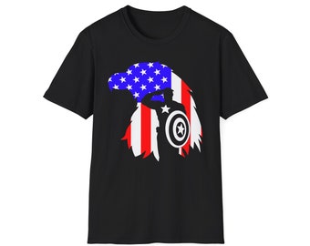 Camiseta unisex de estilo suave del Capitán América