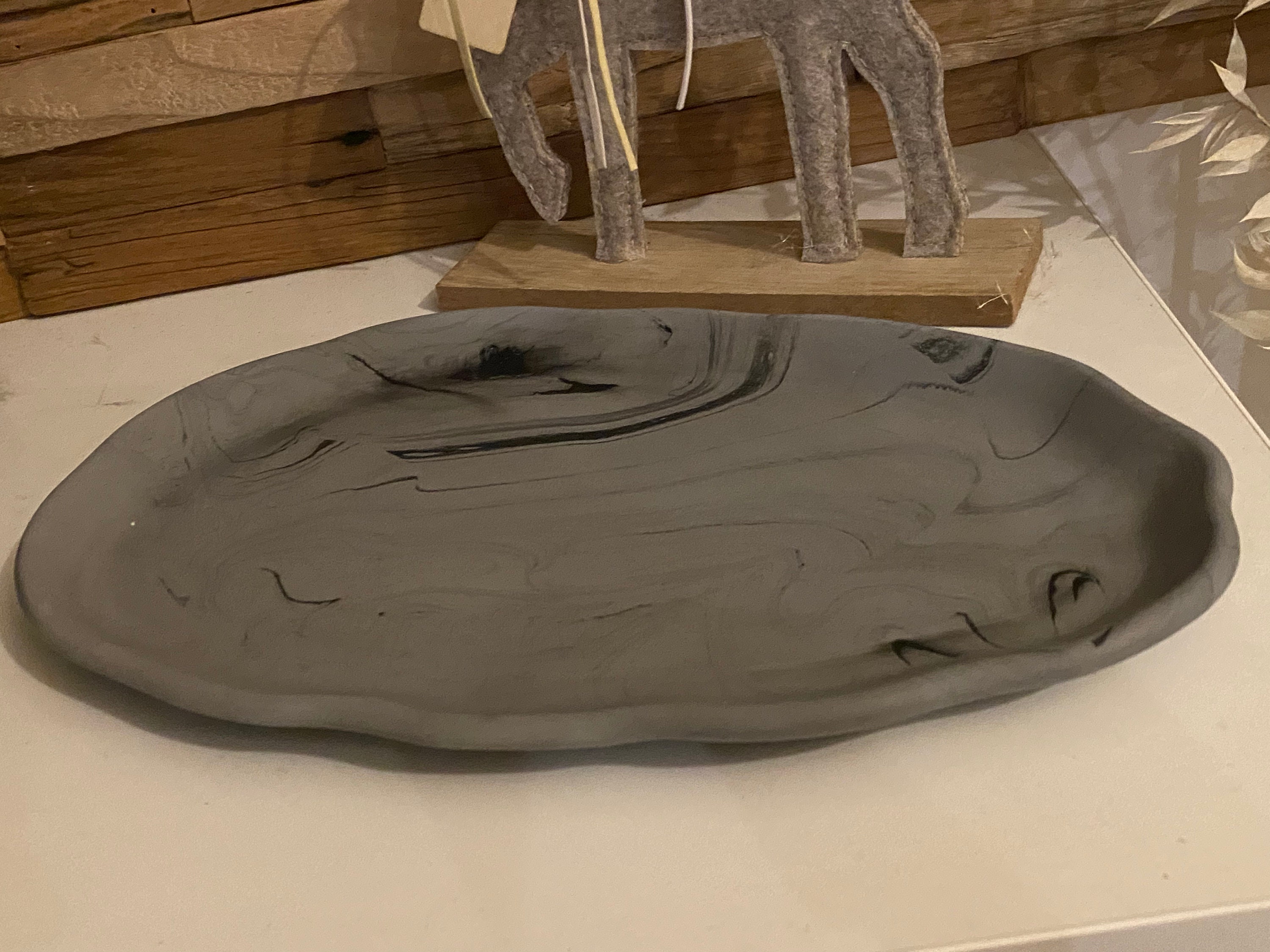 Plateau ou Vide Poche en Jesmonite Fait Main