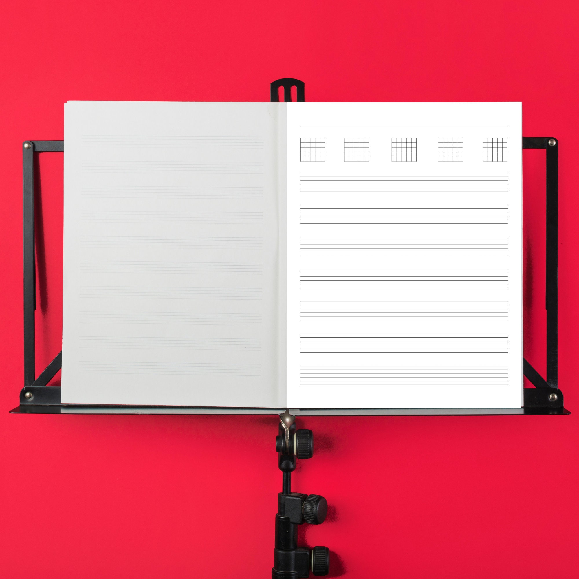 Printable Guitar Sheet Music, Downloadable Guitar Tab, Blank Music Tab