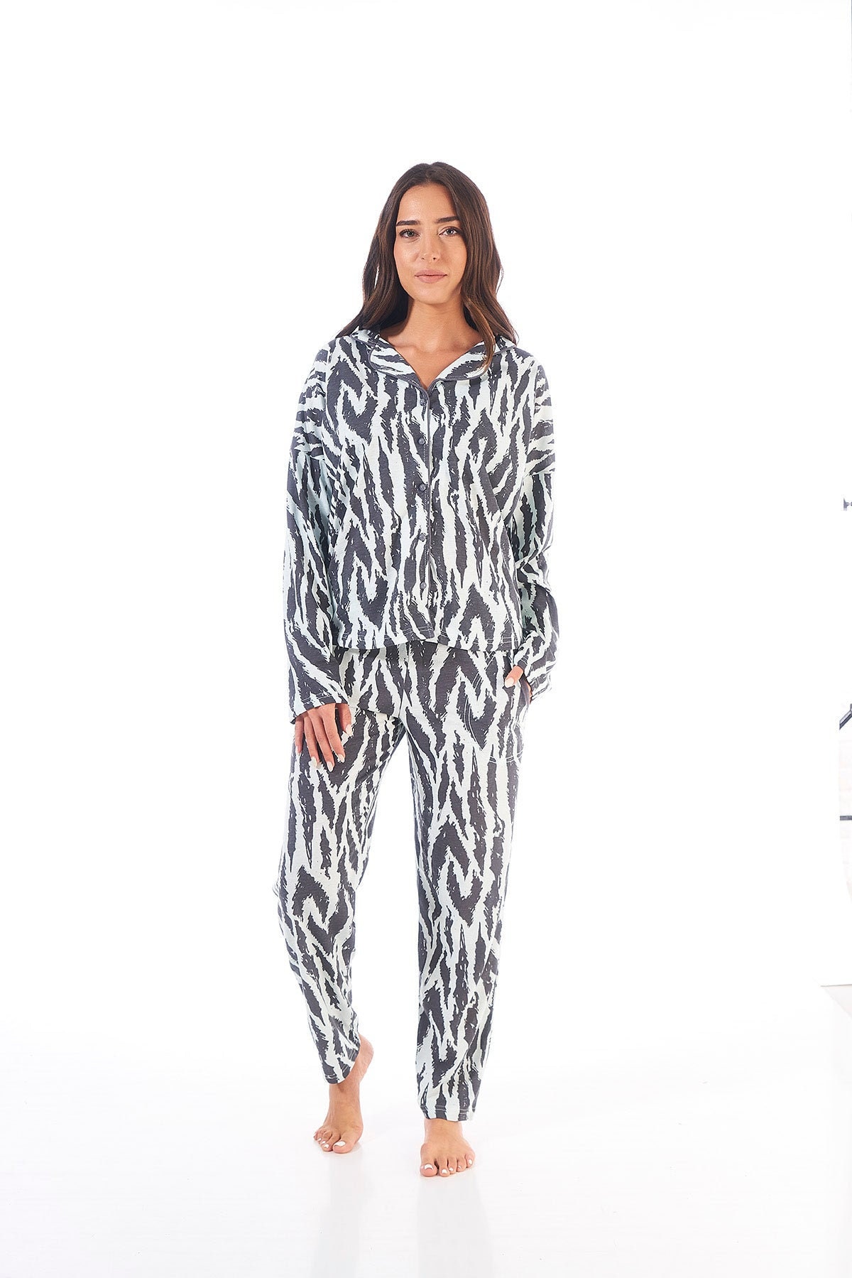 Zebra Silk Pajamas - Etsy