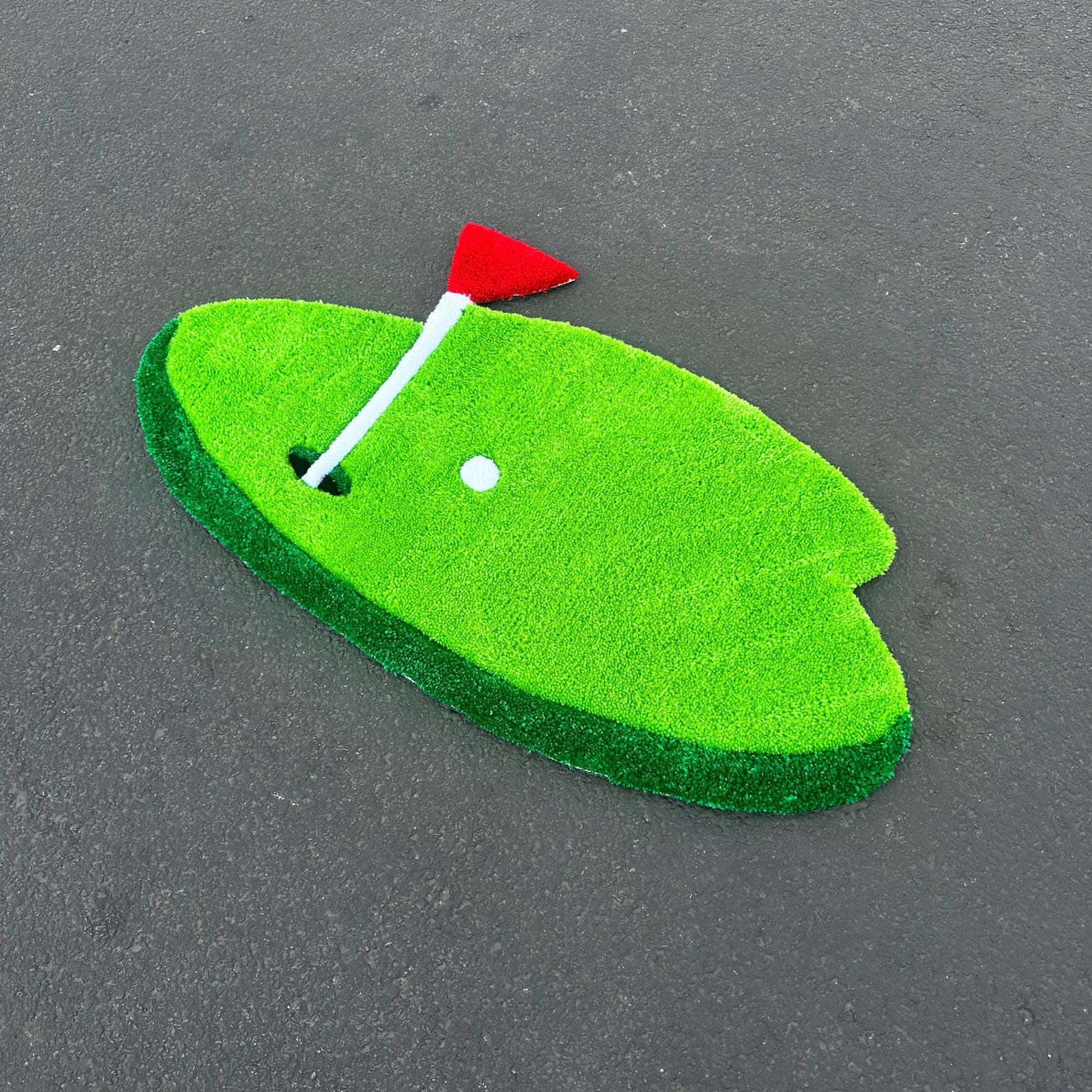 Custom Golfer Golf Green Hole in One Rug - Etsy