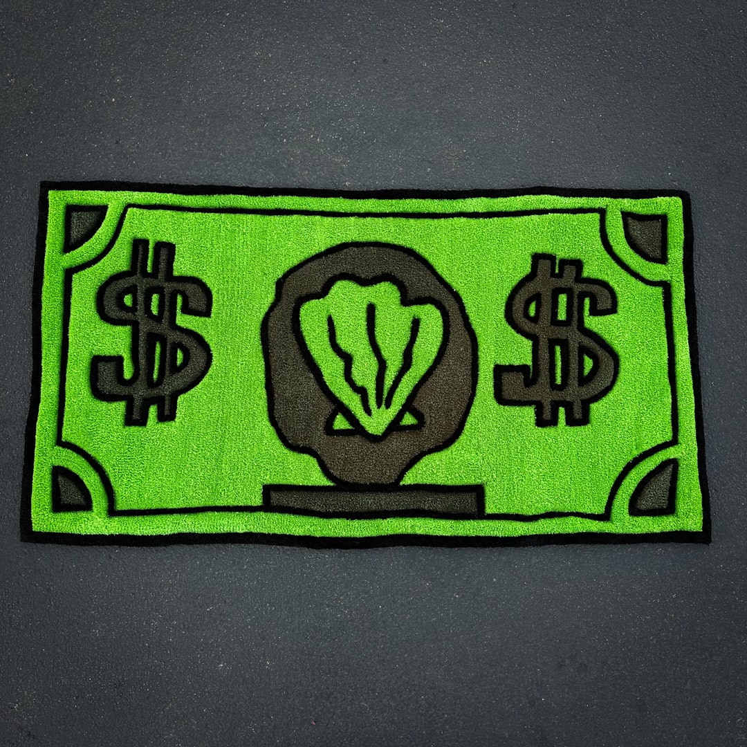 Custom One Millionth Dollar Money Cash Handmade Rug - Etsy