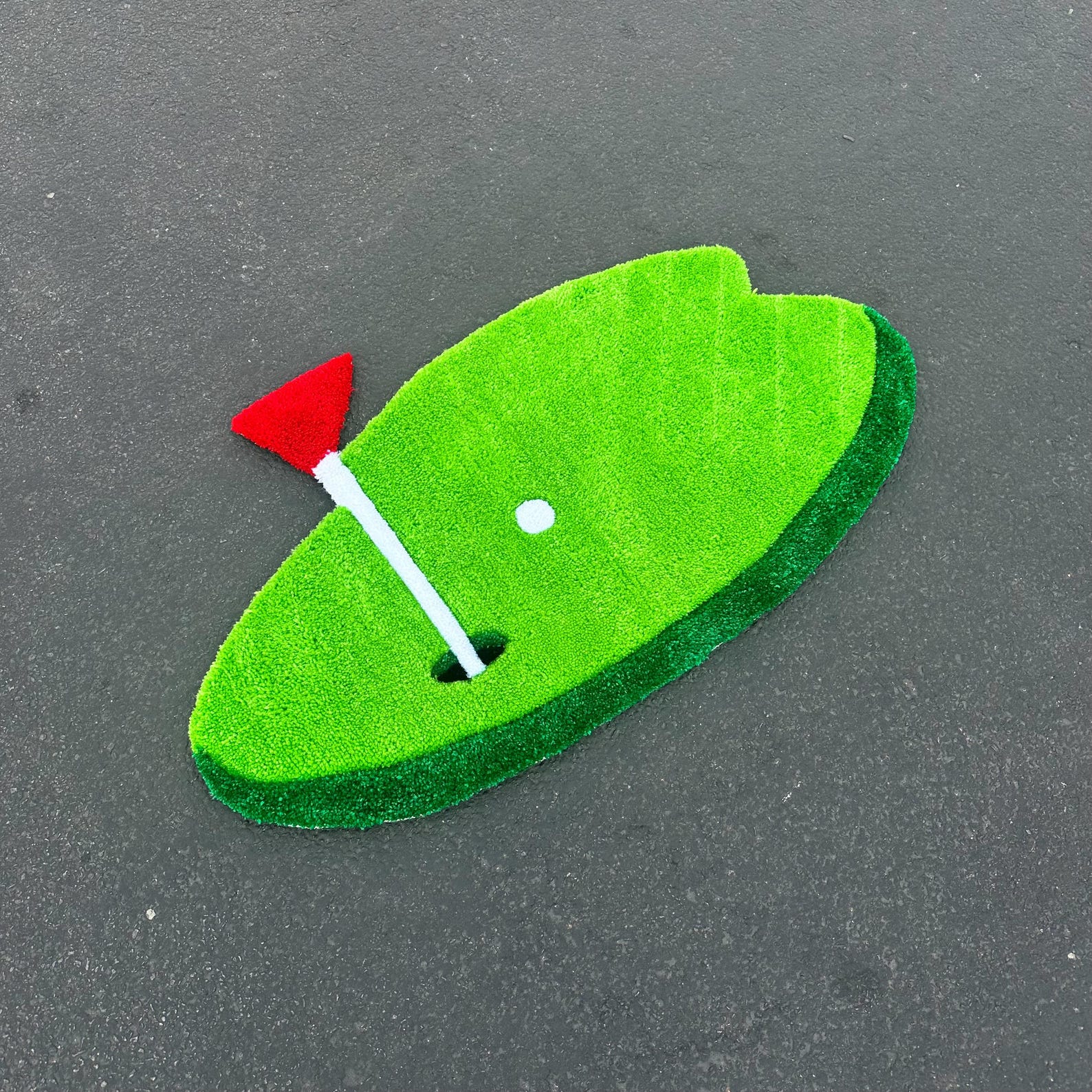 Custom Golfer Golf Green Hole in One Rug - Etsy