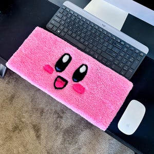 Pink K Keyboard Custom Game Cartoon Anime Wrist Rest Rug