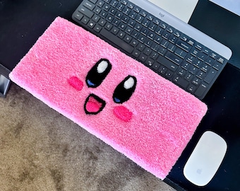 Pink K Keyboard Custom Game Cartoon Anime Wrist Rest Rug