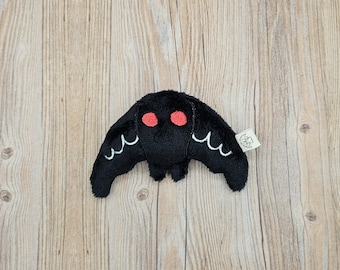 Plush Mothman Cat Toy, Catnip & Silvervine To Stimulate Play, Soft Cat Toy, Tiny Cryptid, Point Pleasant Present, Unique Gift