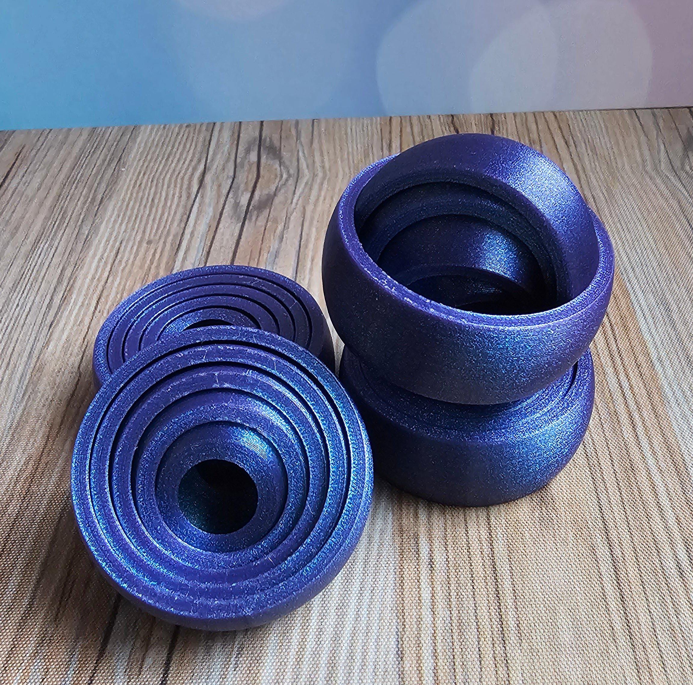 3D Printed Fidget Rings, Sensory Desk Toy, Multiple Colors - Etsy