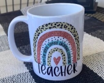 Teacher Rainbow Mug