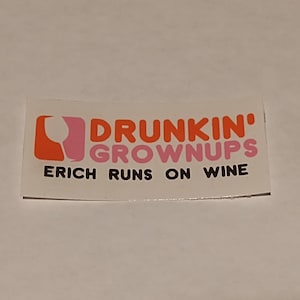 Decalcomania in vinile di Drunkin Grownups