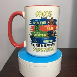 Super Hero Dad mug