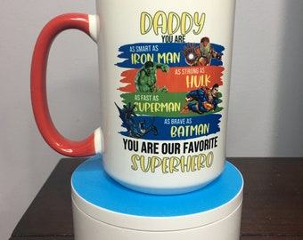 Super Hero Dad mug