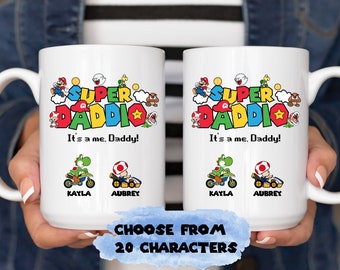 Super Daddio Kart Personalized Mug