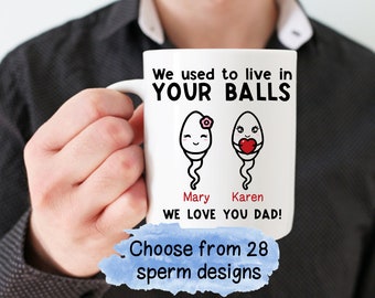 We used to live in your balls personalized Mug