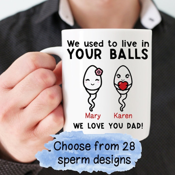 We used to live in your balls personalized Mug