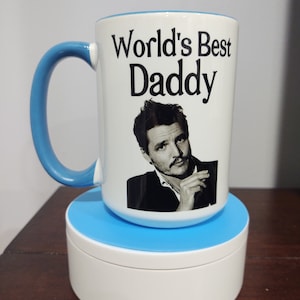 World&#39;s Best Daddy Pedro Pascal mug