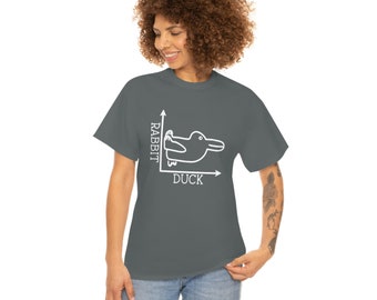 Rabbit Duck Unisex Heavy Cotton Tee