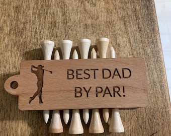 El mejor papá por par - Regalo de golf para papá - Golf - Regalo para golfistas - Tee de golf - Regalo de golf