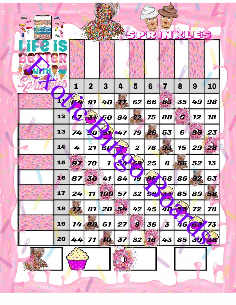 Giochi Bingo Per Feste Biglietti Bingo/Jar ONE #100 Sure Tip Board (Numeri 1-100), Per Giochi E Serate, Spedizione Gratuita USA Gioco Bingo Tombola - Foto 12