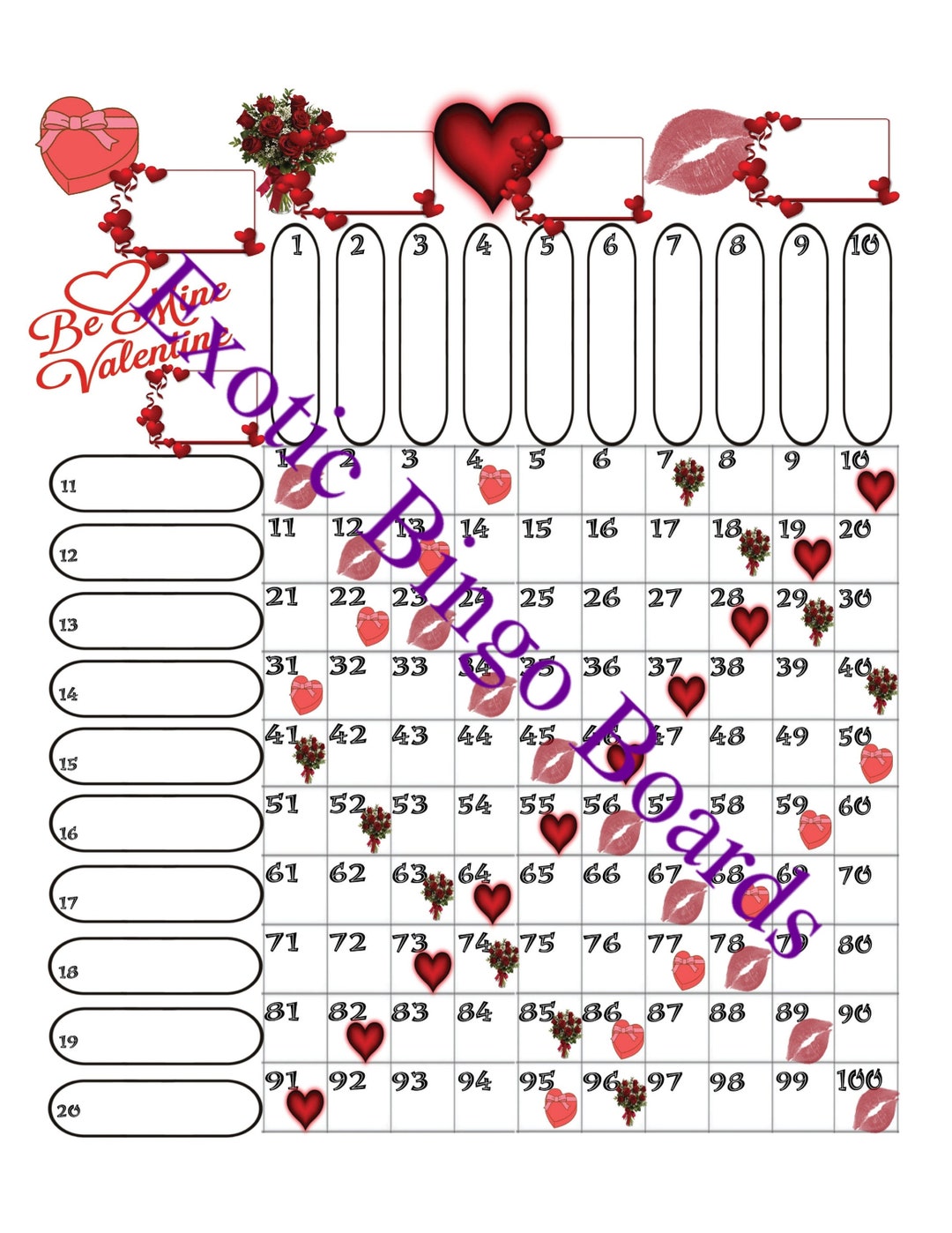 Giochi Bingo Per Feste Biglietti Bingo/Jar ONE #100 Sure Tip Board (Numeri 1-100), Per Giochi E Serate, Spedizione Gratuita USA Gioco Bingo Tombola - Foto 7