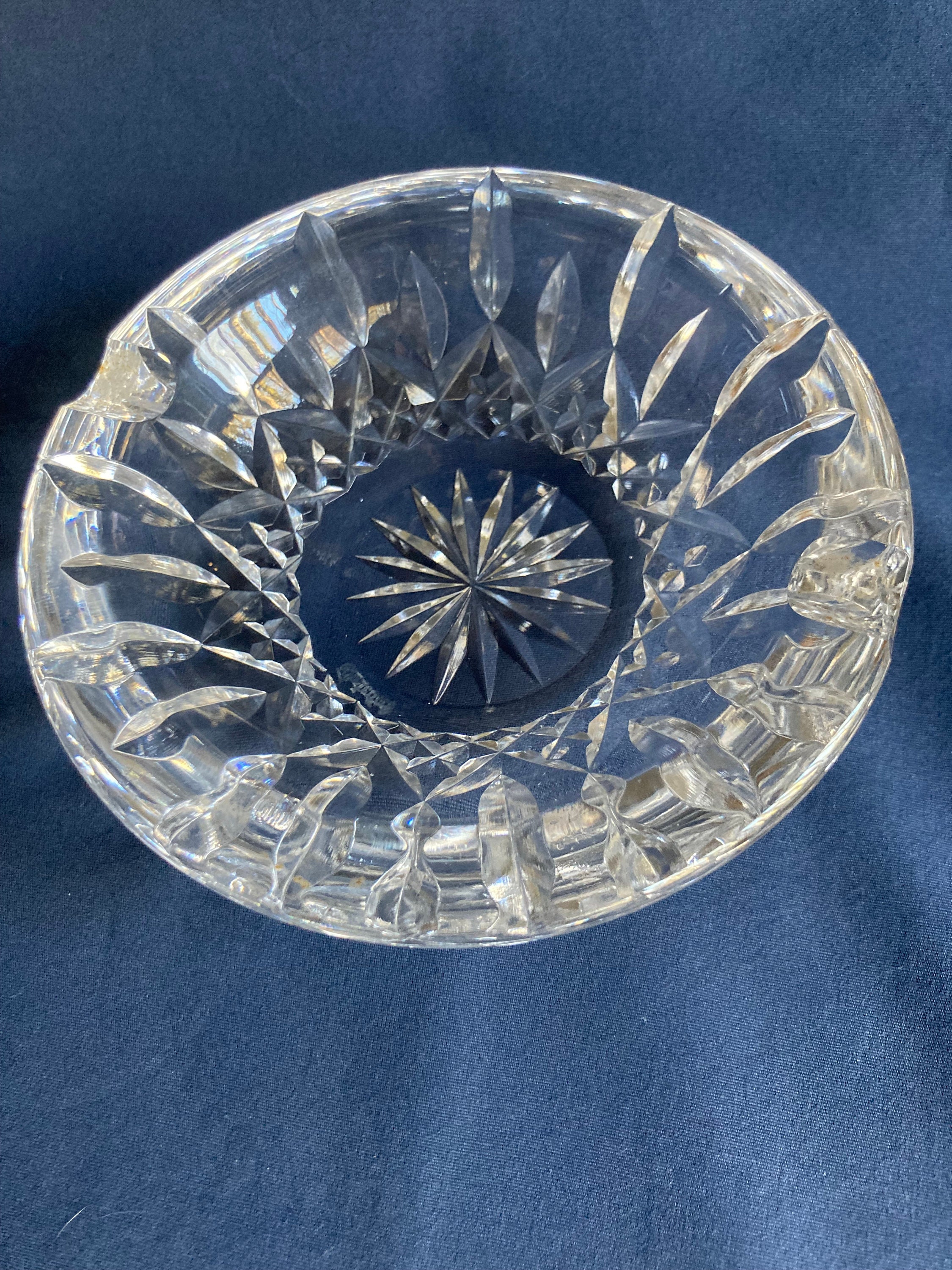 Vintage Waterford Crystal Ashtray Etsy