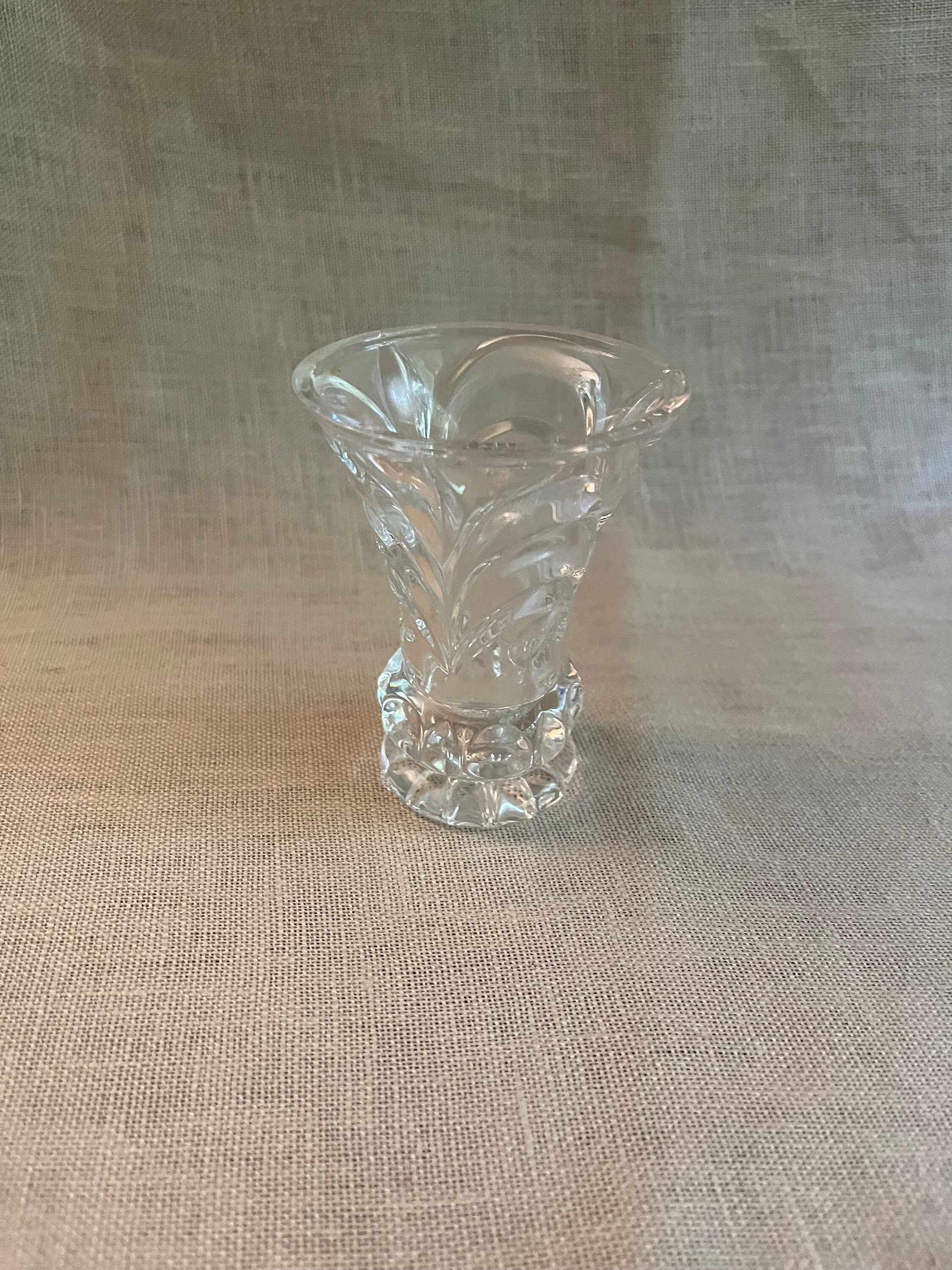 Small Crystal Bud Vase Etsy