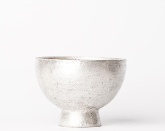 FurukawaGengo Matcha Bowl Rice Bowl Silver