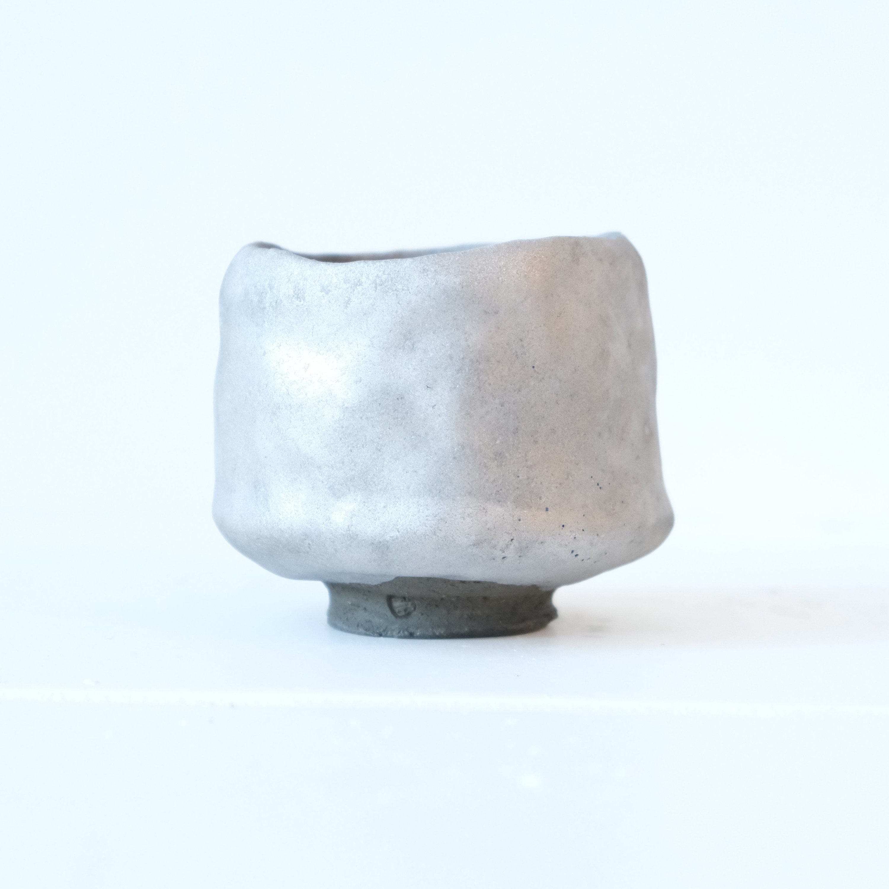 若狭祐介 抹茶わん 抹茶茶碗 シルバー - Etsy 日本