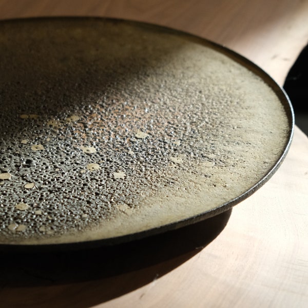 Futoshi Yamashita Volcanic Ash Super Large Plate