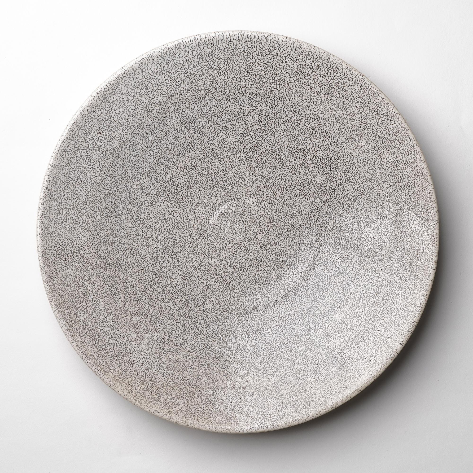 Assiette à glaçage craquelé Hyouzangama Kairagi L