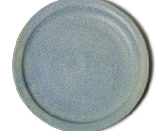 Keiko Nakamura  Round Plate Large Light Blue