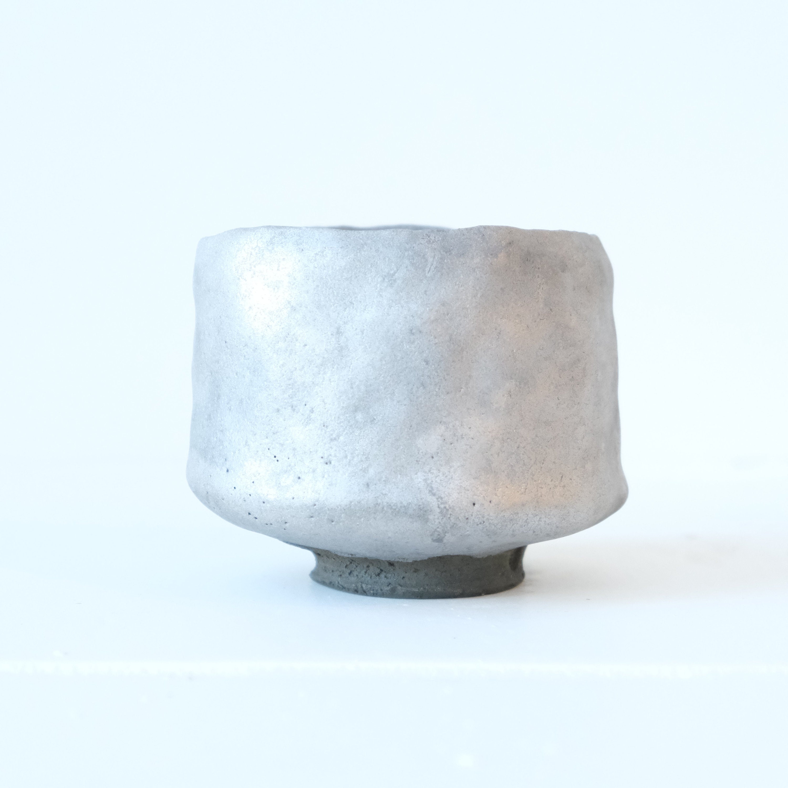 若狭祐介 抹茶わん 抹茶茶碗 シルバー - Etsy 日本