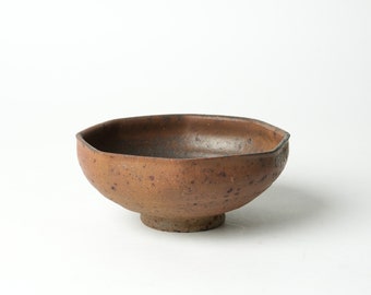 Keiji Tanaka Octagon Bowl Nanban Woodfired