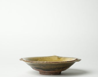 Takeryo Kawaguchi Rinka Plate Ash Glaze