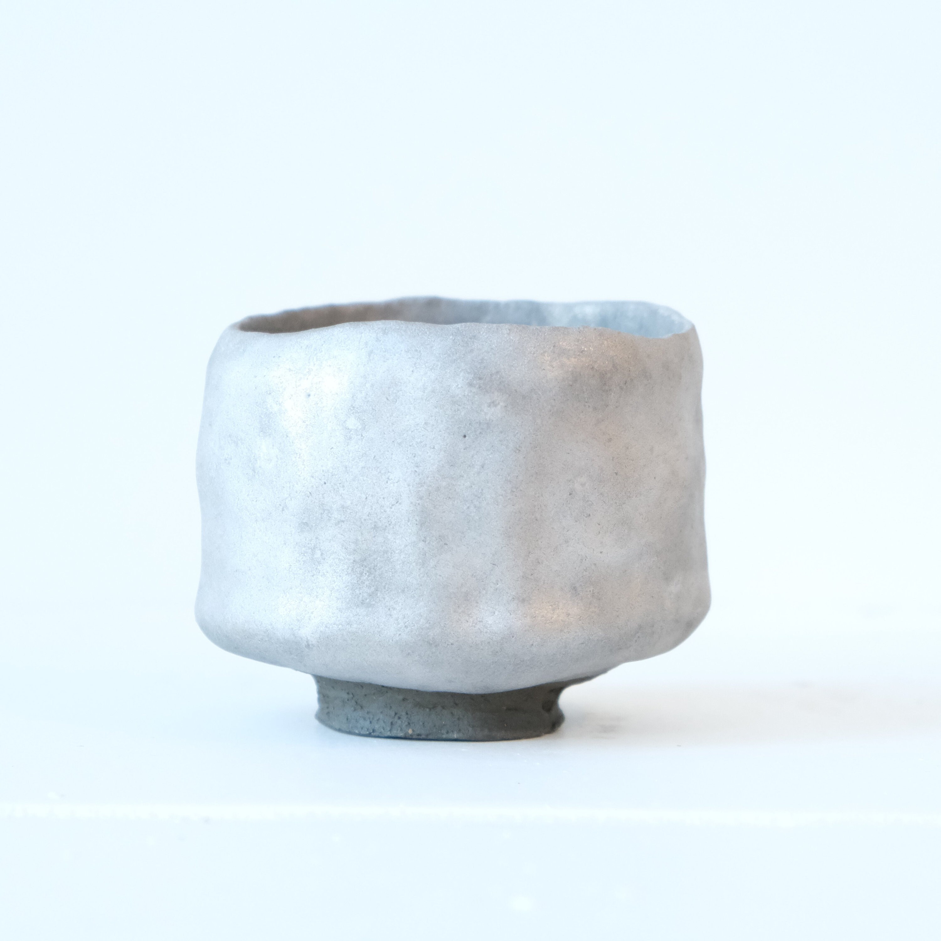 若狭祐介 抹茶わん 抹茶茶碗 シルバー - Etsy 日本