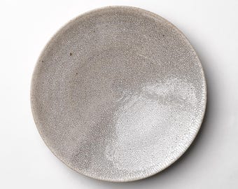 Hyouzangama Kairagi Crackle Glaze Plate M