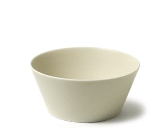 KANEAKI SAKAI POTTERY  flat bowl ivory