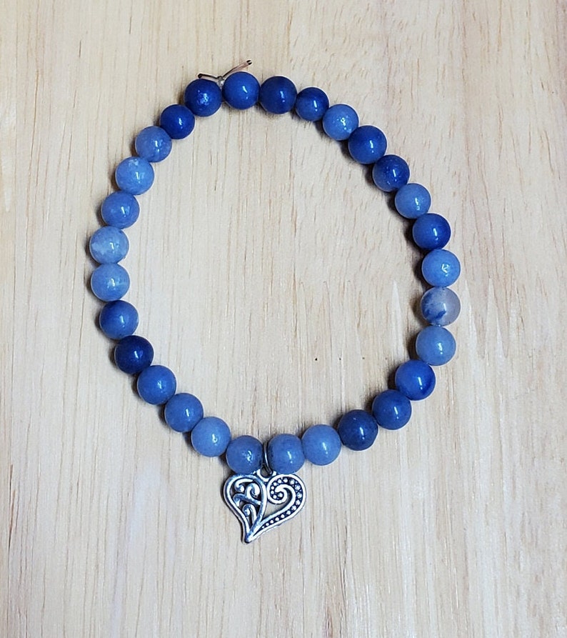 Blue Aventurine w/Heart image 1