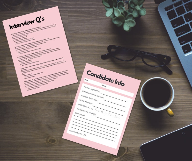 Job Interview Question Pack, Interview Questions, Candidate Information