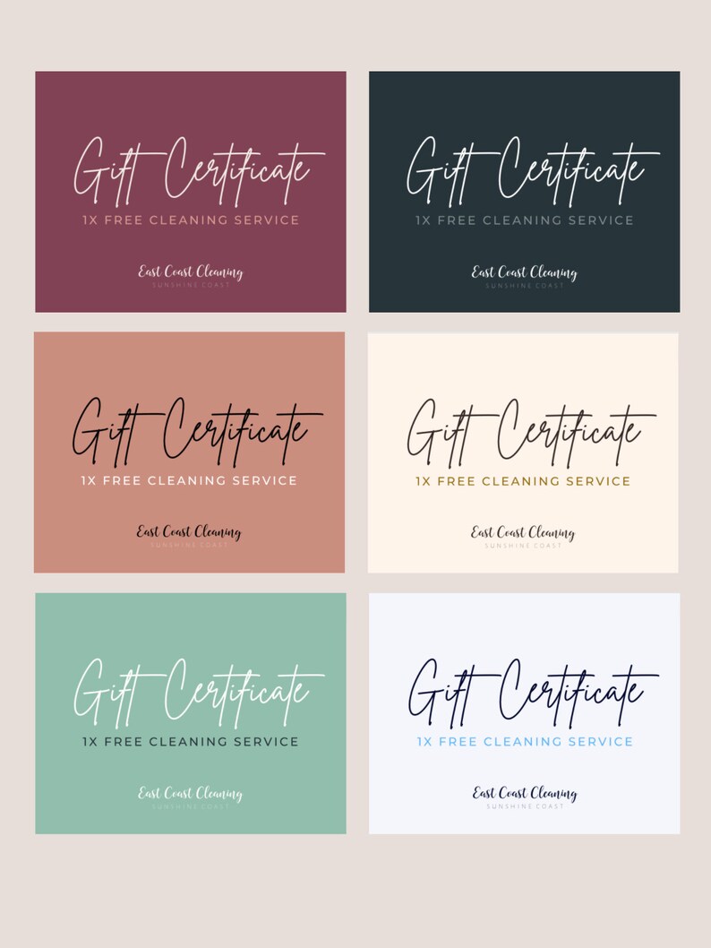 BUSINESS Gift Certificate Template Printable, Template With Logo ...