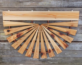 Sunburst Cedar Doormat, New Home Gift, Gifts for Dad, Gifts for Mom