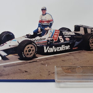 ユニークな Al Unser, Jr. デスクトップ名刺ホルダー。珍しい掘り出し物です!