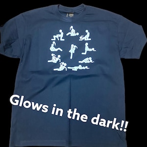 Sex positions shirts Glowes in the dark