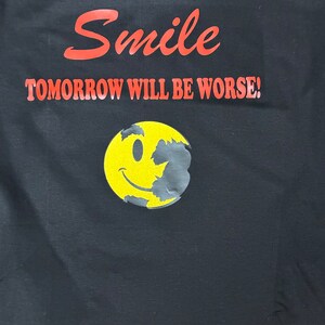 Sorry, tomorrow will be worse