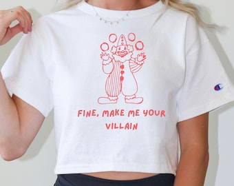 Clown Shirt ClownCore T-shirt Kidcore Shirt Clowncore Clothes Clowncore Clothing Clowncore Shirt Kidcore Clothing Kid Core Crop Top