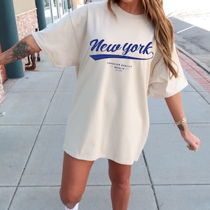 NEW YORK T-Shirt, Old Money Aesthetic, Sports Shirt, Princess Diana Style T-shirt, Princess Diana Style, Fall Fashion, New York shirt