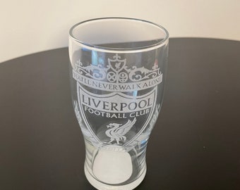 Liverpool fc pint  glass