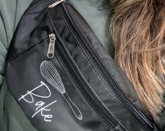 Black Bake Fanny Pack