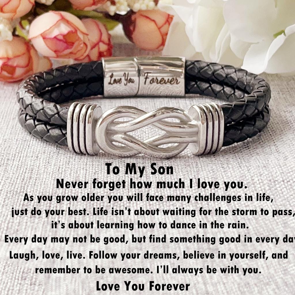 You Forever Bracelet For Son From Mom Mother And Son 'Love You