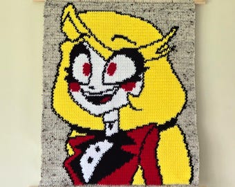 Charlie Hazbin Hotel Crochet Wall Hanging Pattern (PDF Pattern)